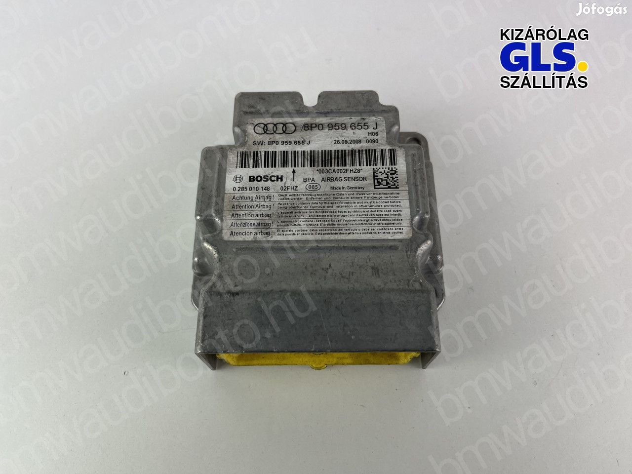 AUDI A3 Sportback (8PA) Légzsákvezérlő egység/modul (8P0959655J)