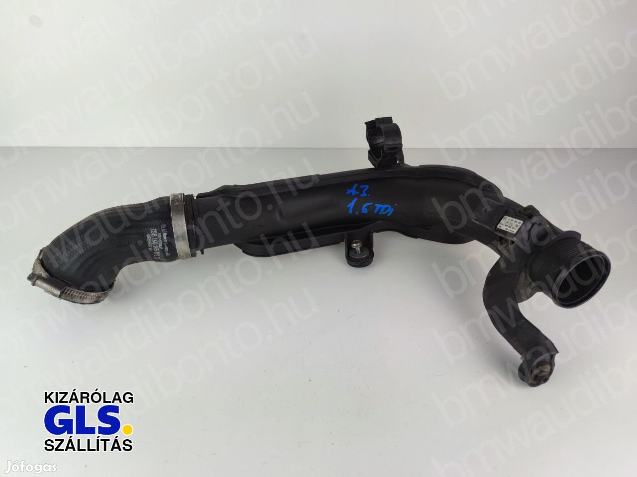 AUDI A3 8P1 2.0 TDI CBA Légbeömlő cső 1K0145770AE