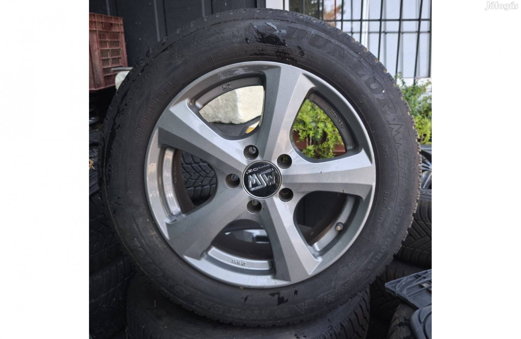 AUDI A4 Alufelni R16" 5x112 Garnitura Eladó Téli Gumikkal! MSW