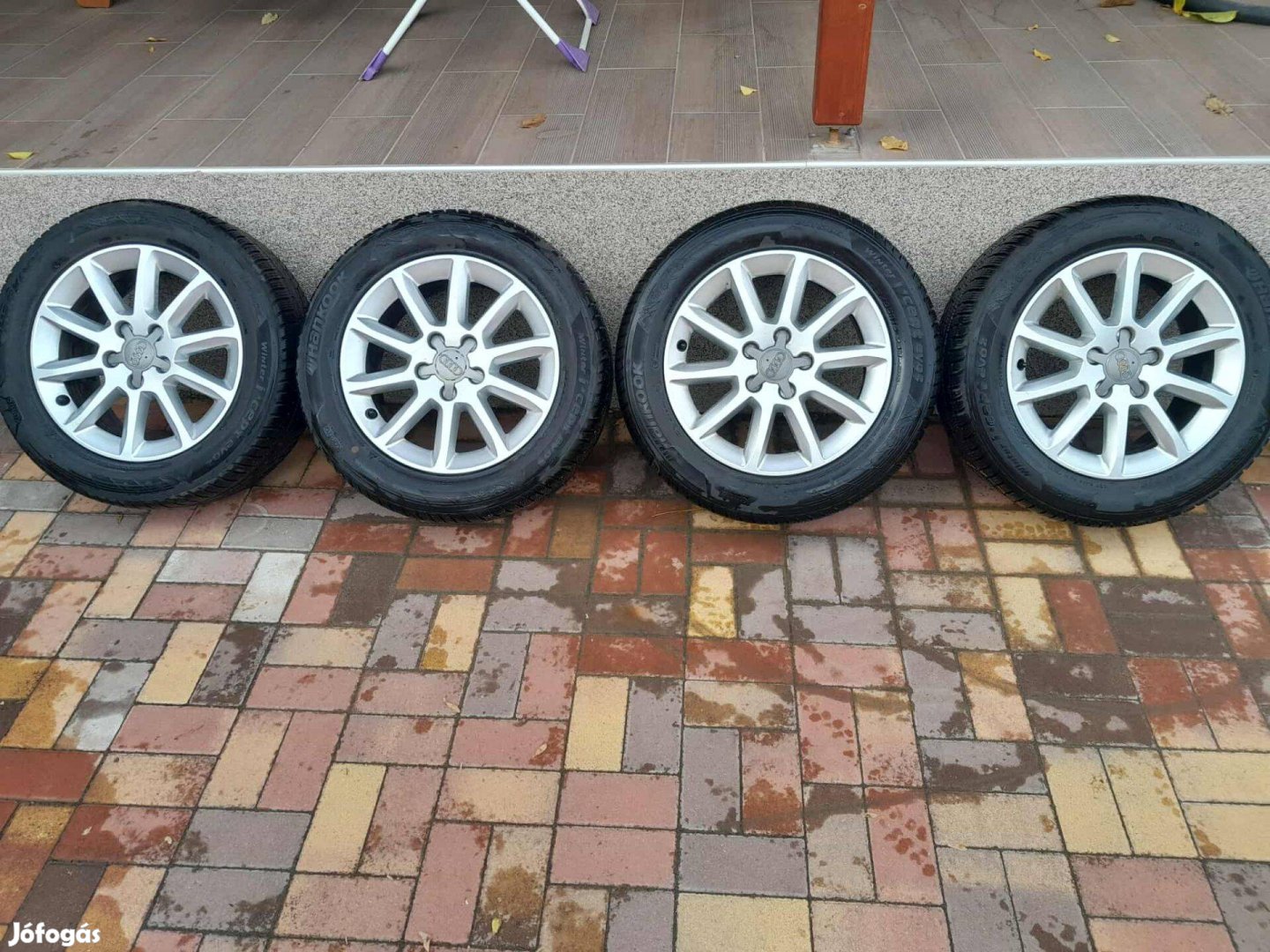 AUDI A4 B8 16-os ALu. Felni Hankook téli gumival 5x112