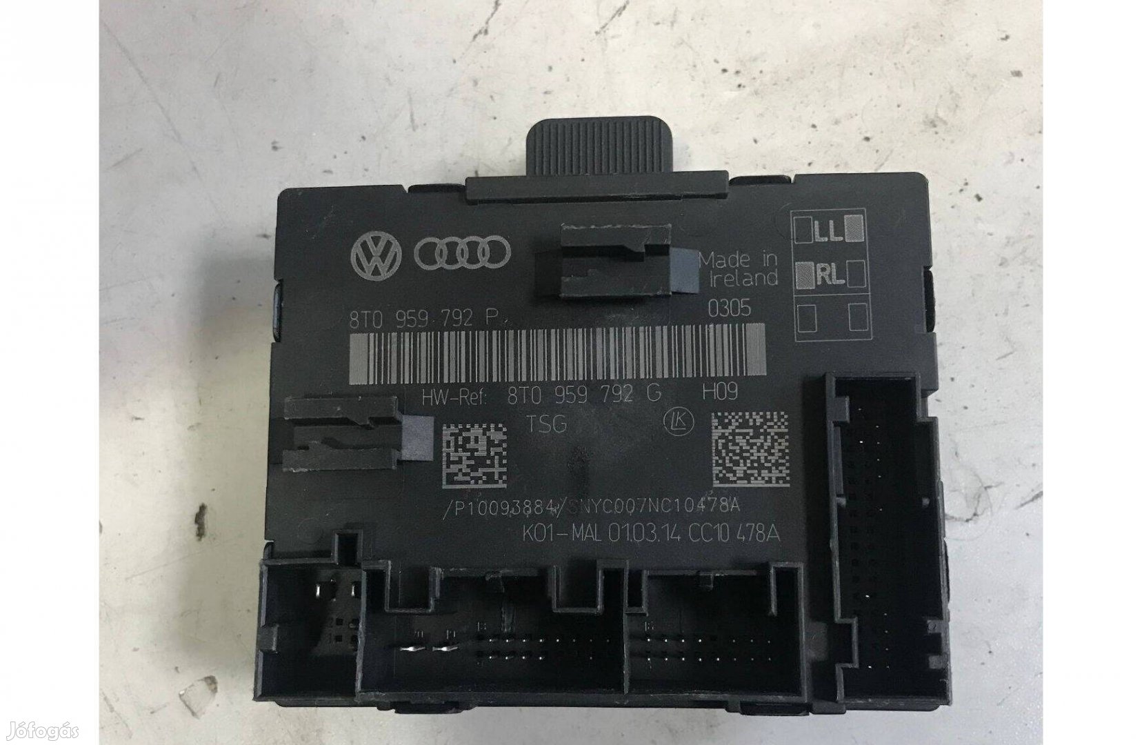 AUDI A4 B8 FL _ jobb első ajtóvezérlő 8T0 959 792 P