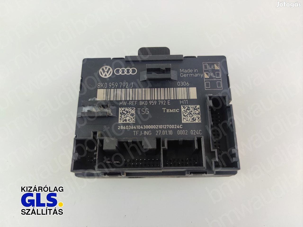 AUDI A4 B8 (8K2) Bal első ajtó vezérlőegység/modul (8K0959792J)