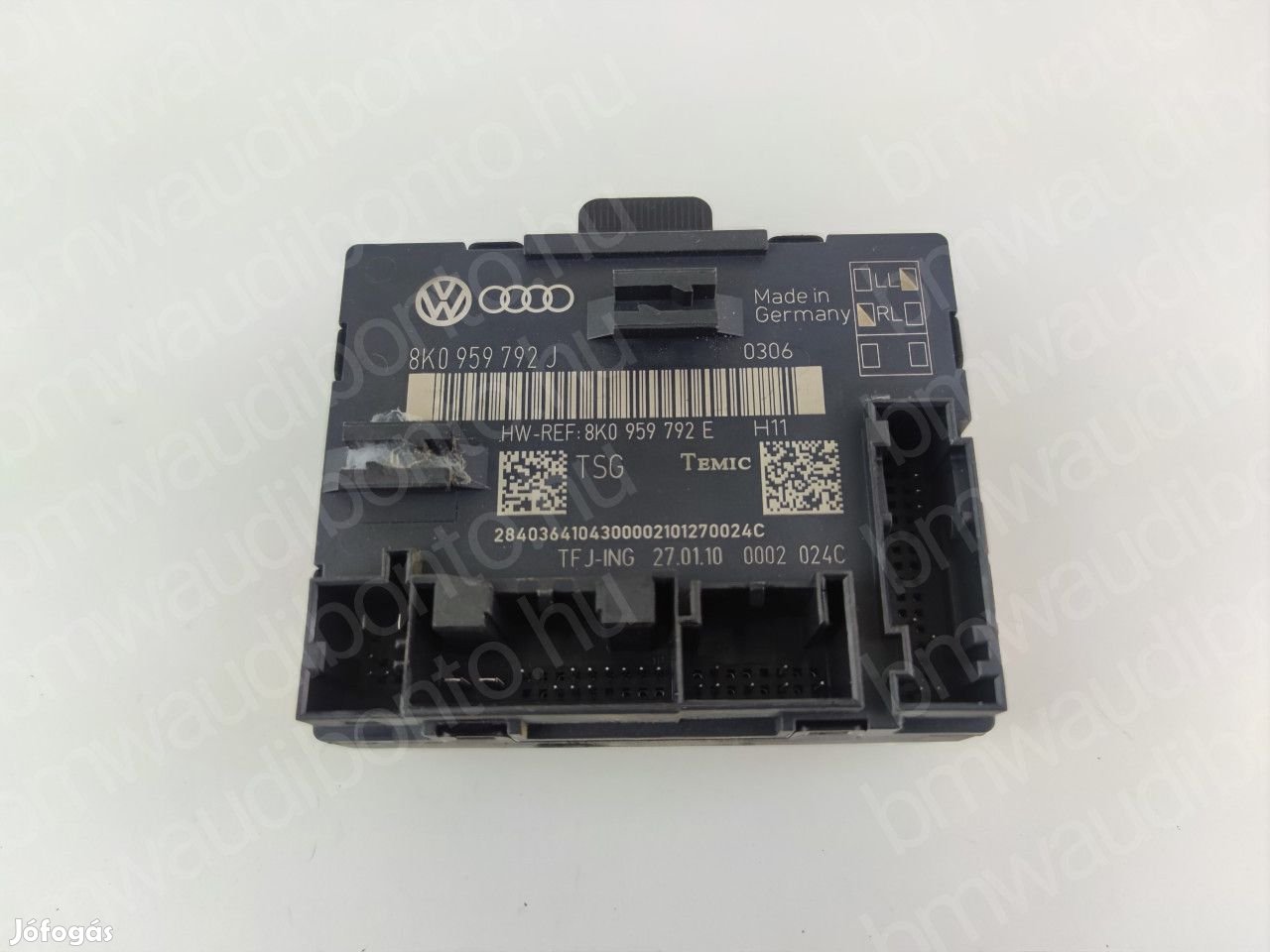 AUDI A4 B8 (8K2) Bal első ajtó vezérlőegység/modul (8K0959792J)