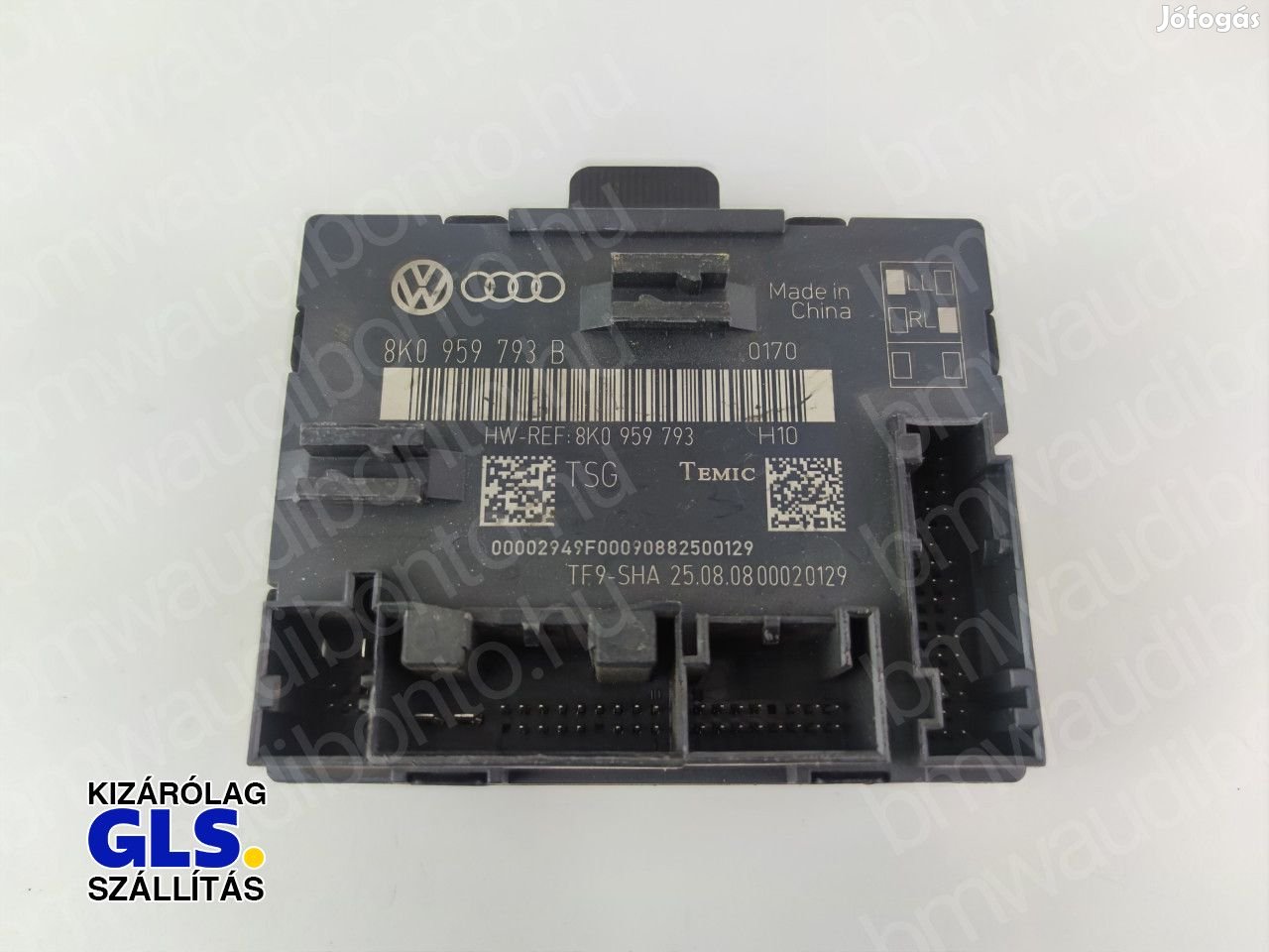 AUDI A4 B8 (8K2) Bal első ajtó vezérlőegység/modul (8K0959793B)