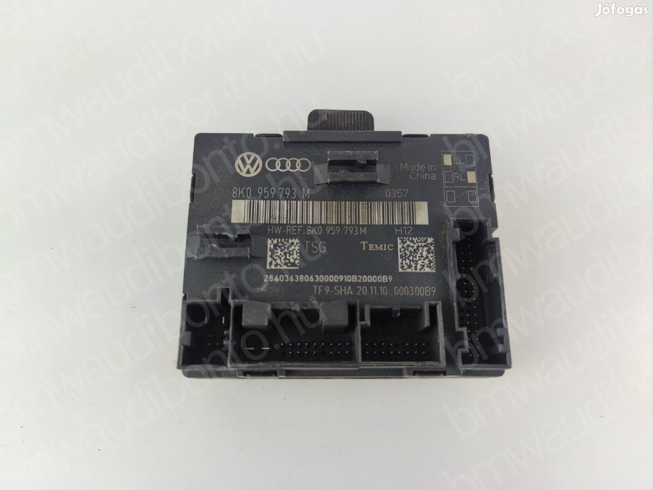 AUDI A4 B8 (8K2) Bal első ajtó vezérlőegység/modul (8K0959793M)