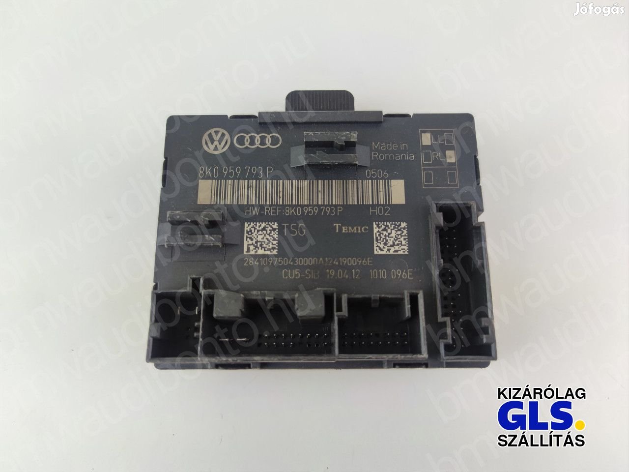 AUDI A4 B8 (8K2) Bal első ajtó vezérlőegység/modul (8K0959793P)