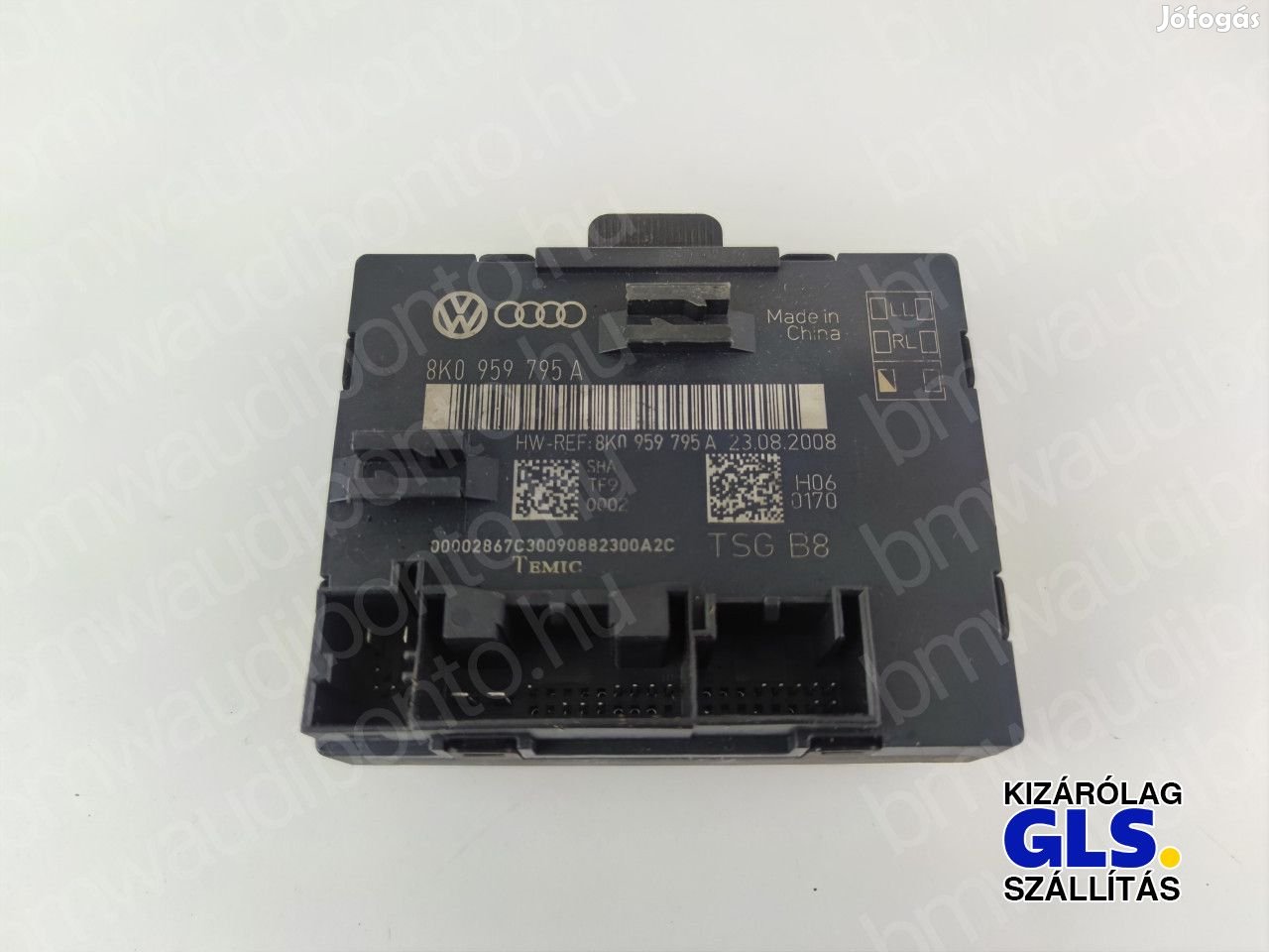 AUDI A4 B8 (8K2) Bal hátsó ajtó vezérlőegység/modul (8K0959795A)