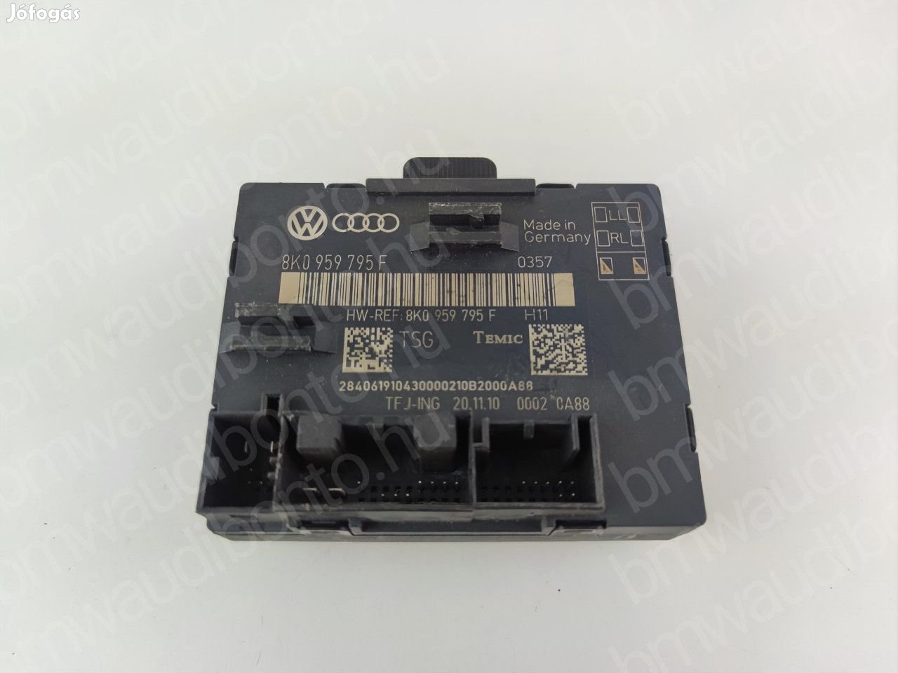 AUDI A4 B8 (8K2) Bal hátsó ajtó vezérlőegység/modul (8K0959795F)