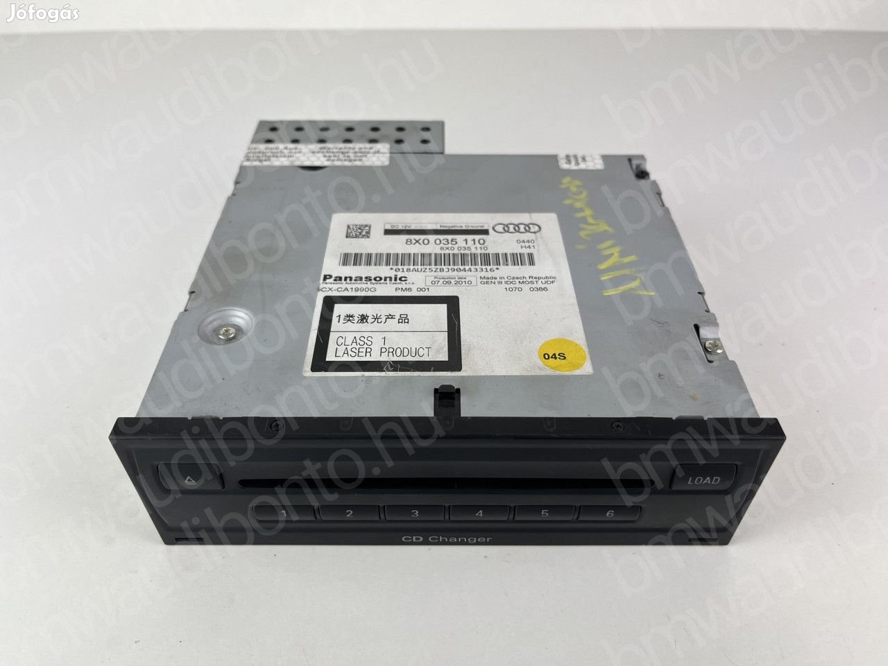 AUDI A4 B8 (8K2) CD/DVD tár (8X0035110)
