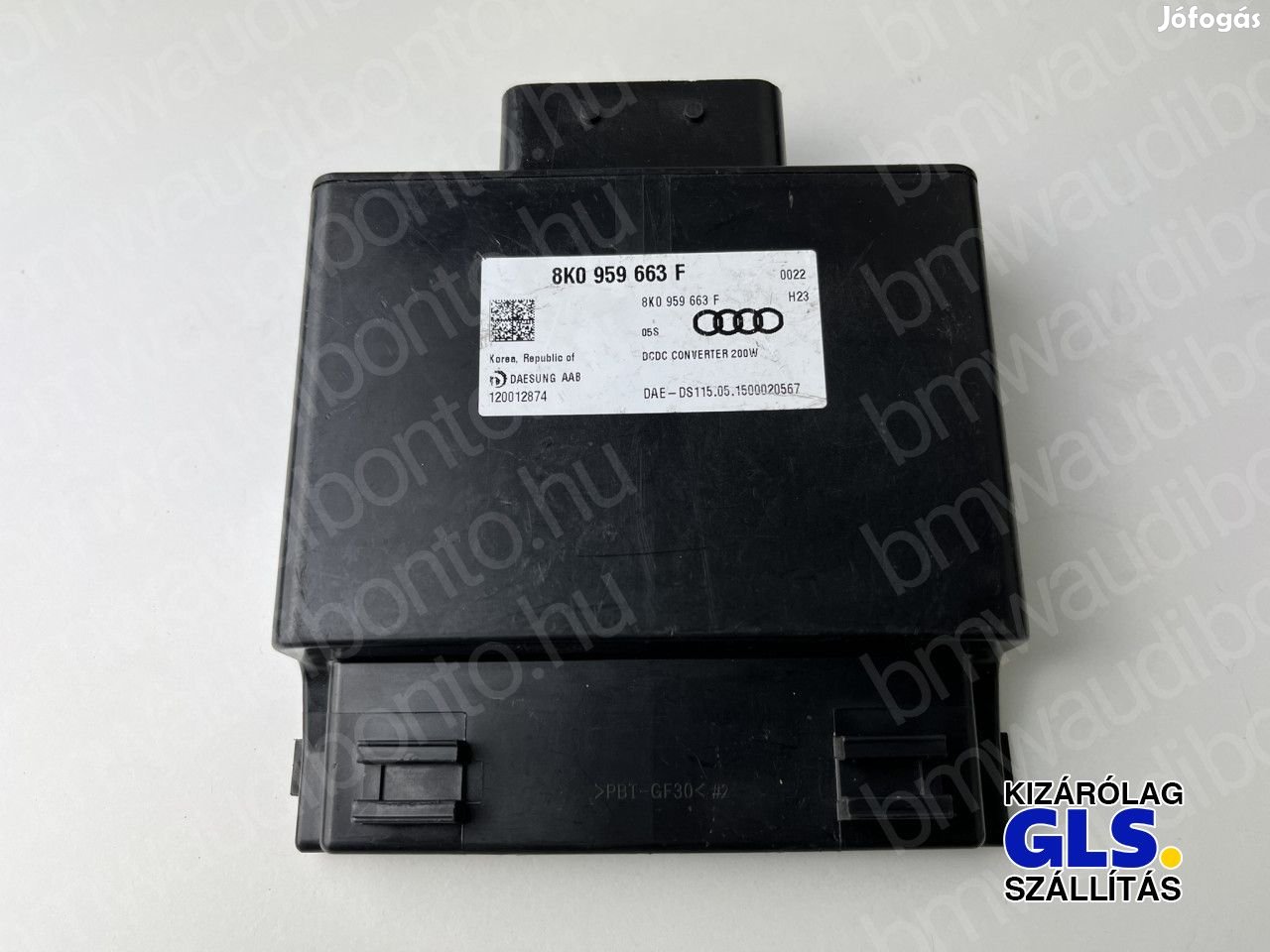 AUDI A4 B8 (8K2) Feszültség szabályzó vezérlőegység/modul (8K0959663F)