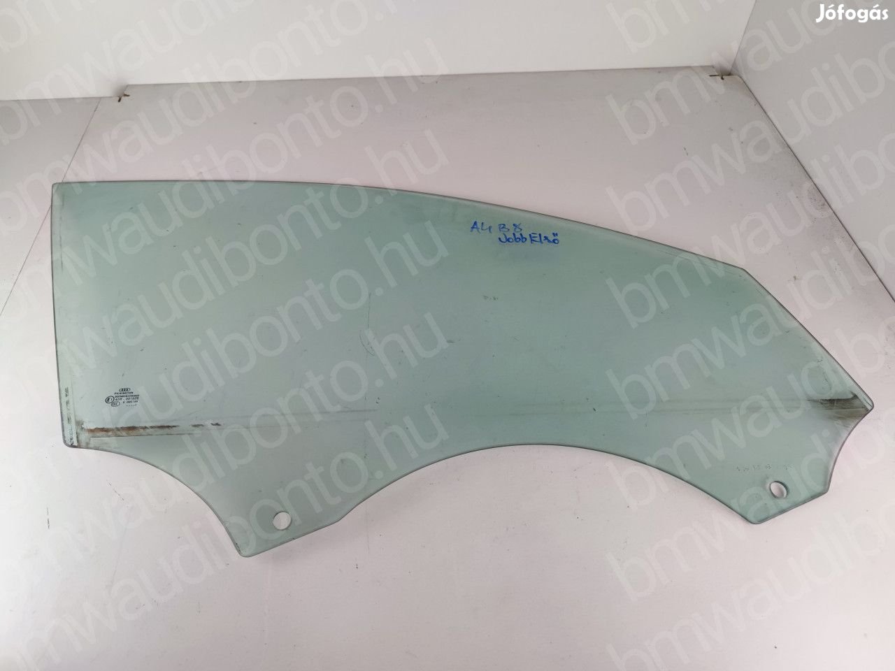 AUDI A4 B8 (8K2) Jobb első ajtó ablaküveg (nem kupé) (8K0845202D)