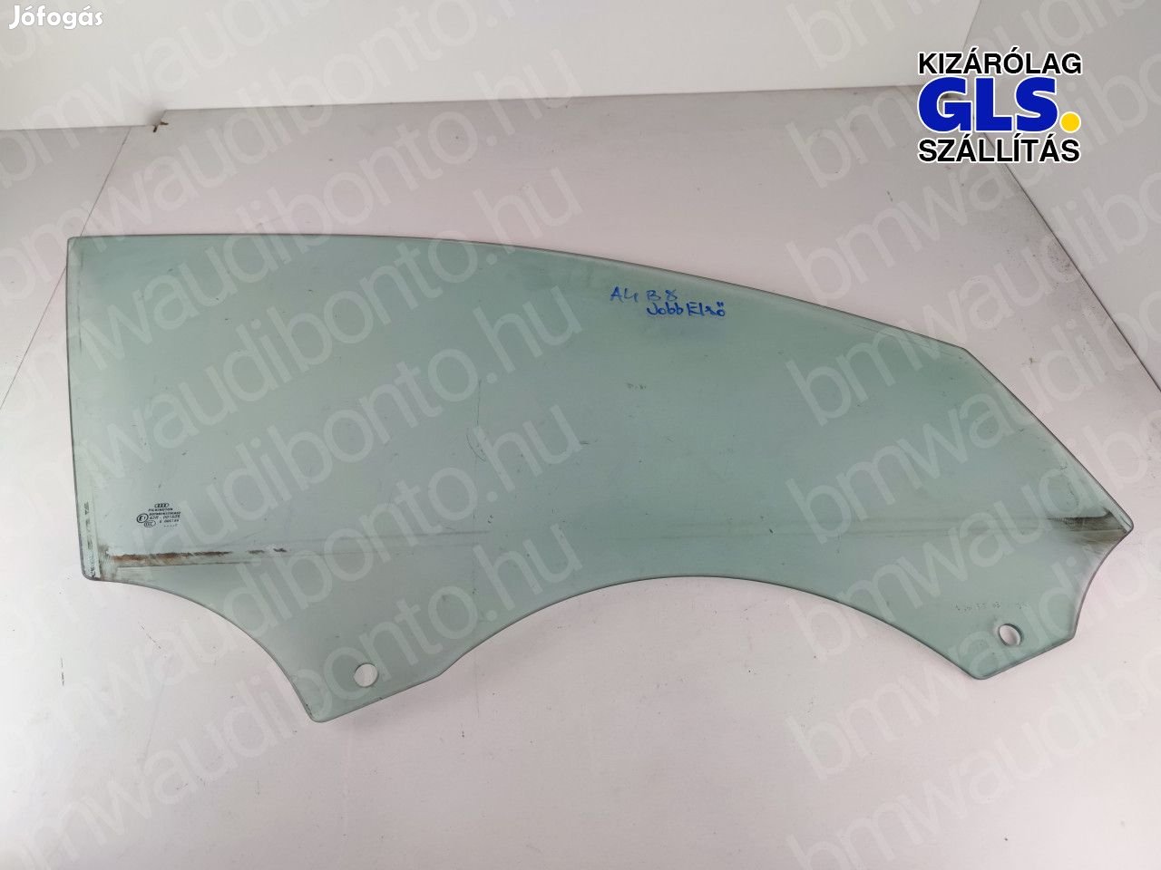 AUDI A4 B8 (8K2) Jobb első ajtó ablaküveg (nem kupé) (8K0845202D)