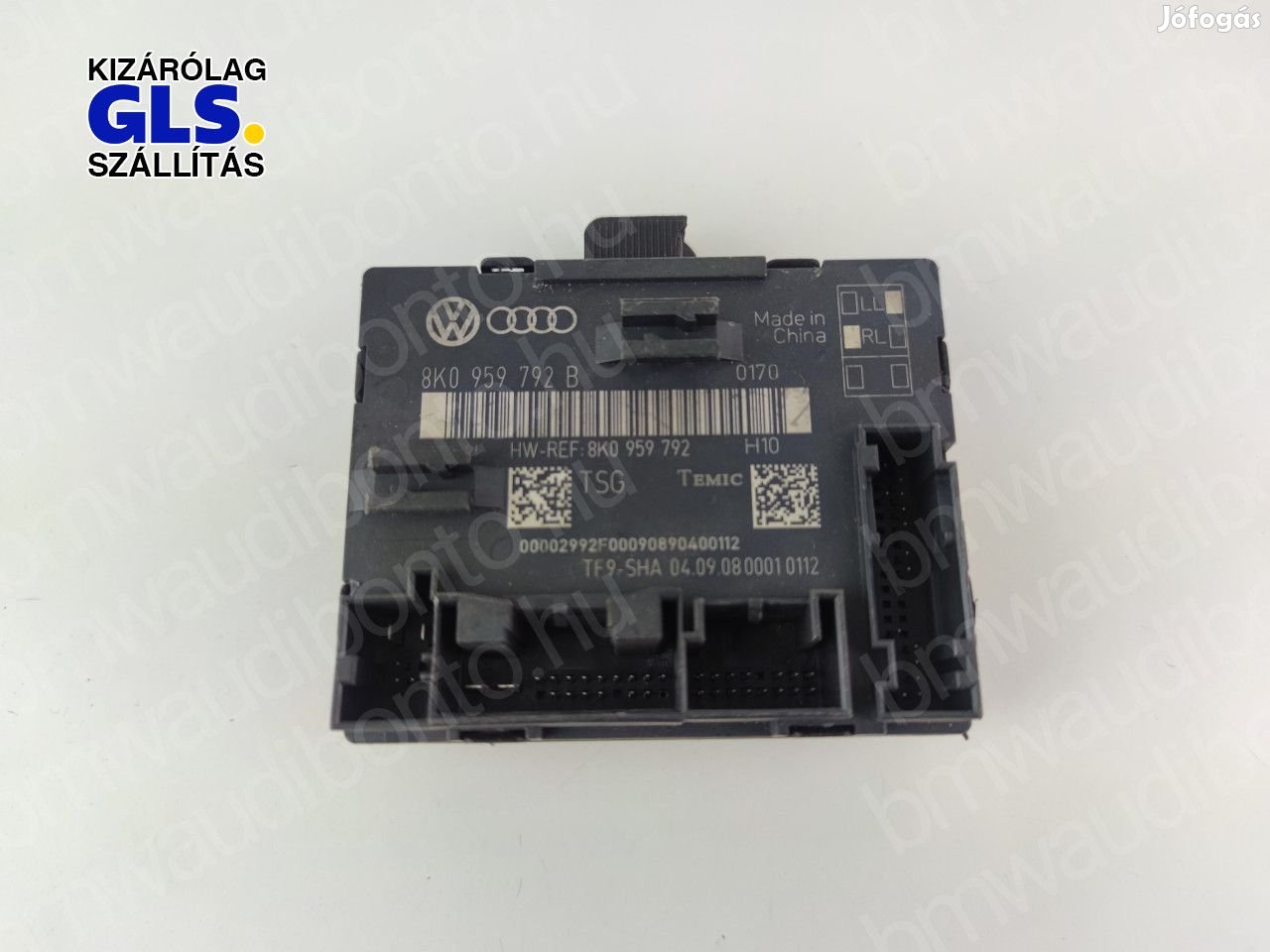 AUDI A4 B8 (8K2) Jobb első ajtó vezérlőegység/modul (8K0959792B)