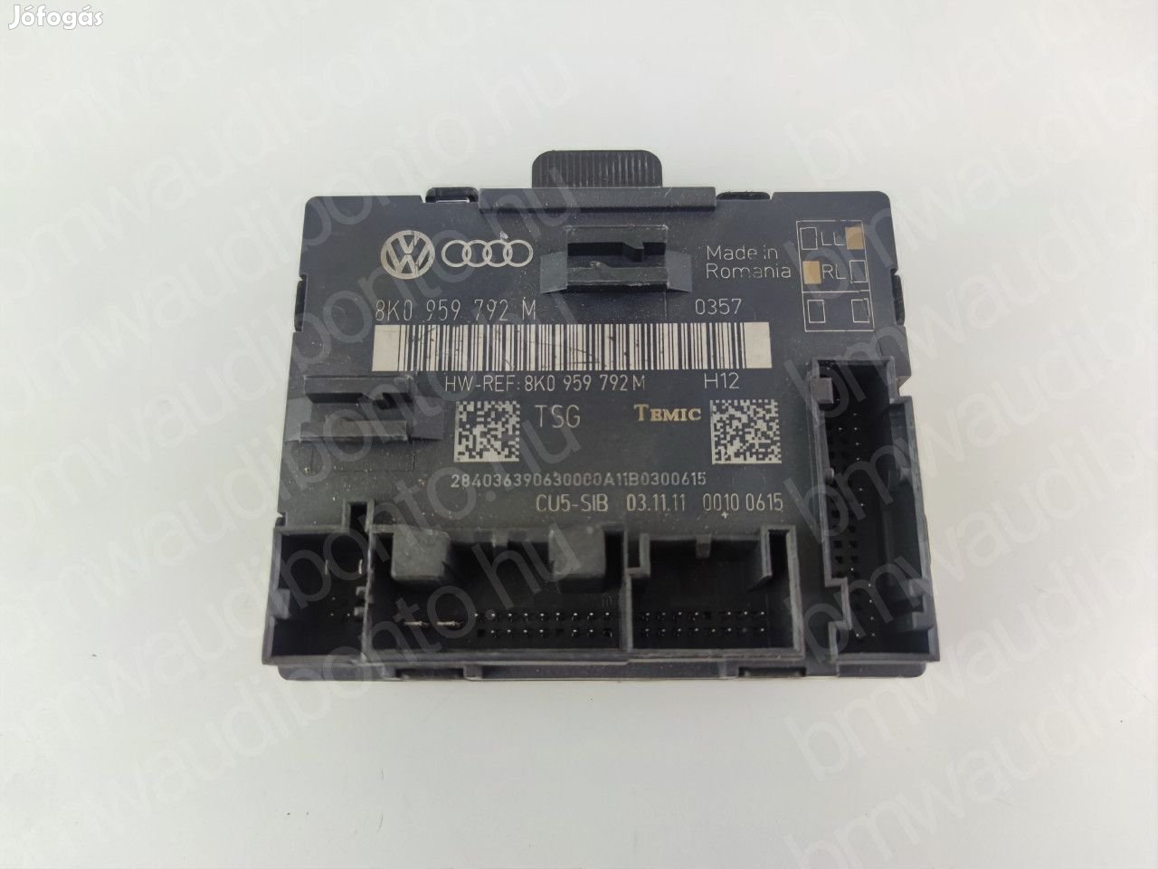 AUDI A4 B8 (8K2) Jobb első ajtó vezérlőegység/modul (8K0959792M)