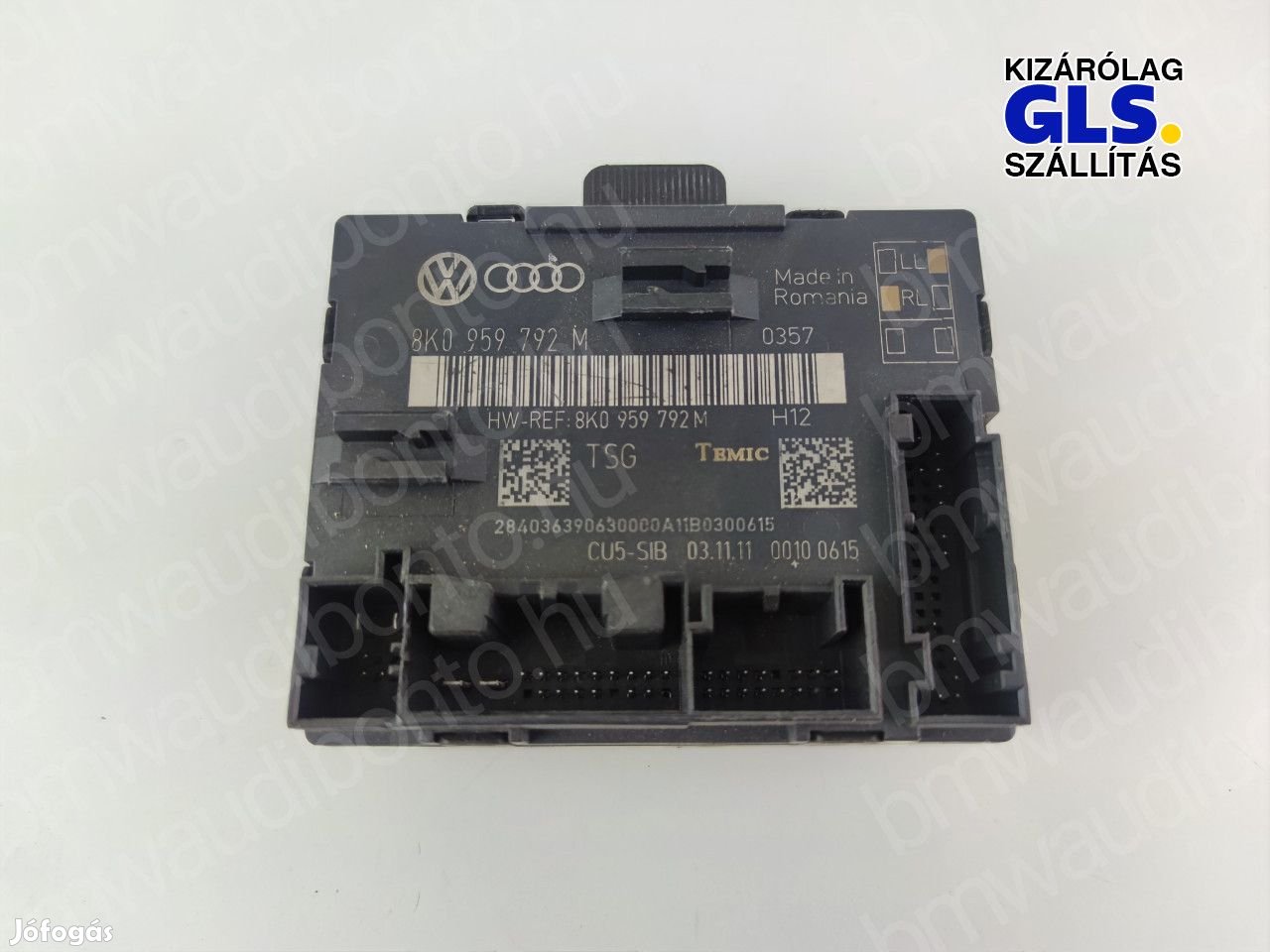 AUDI A4 B8 (8K2) Jobb első ajtó vezérlőegység/modul (8K0959792M)