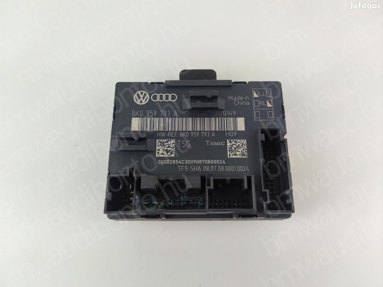 AUDI A4 B8 (8K2) Jobb első ajtó vezérlőegység/modul (8K0959793A)