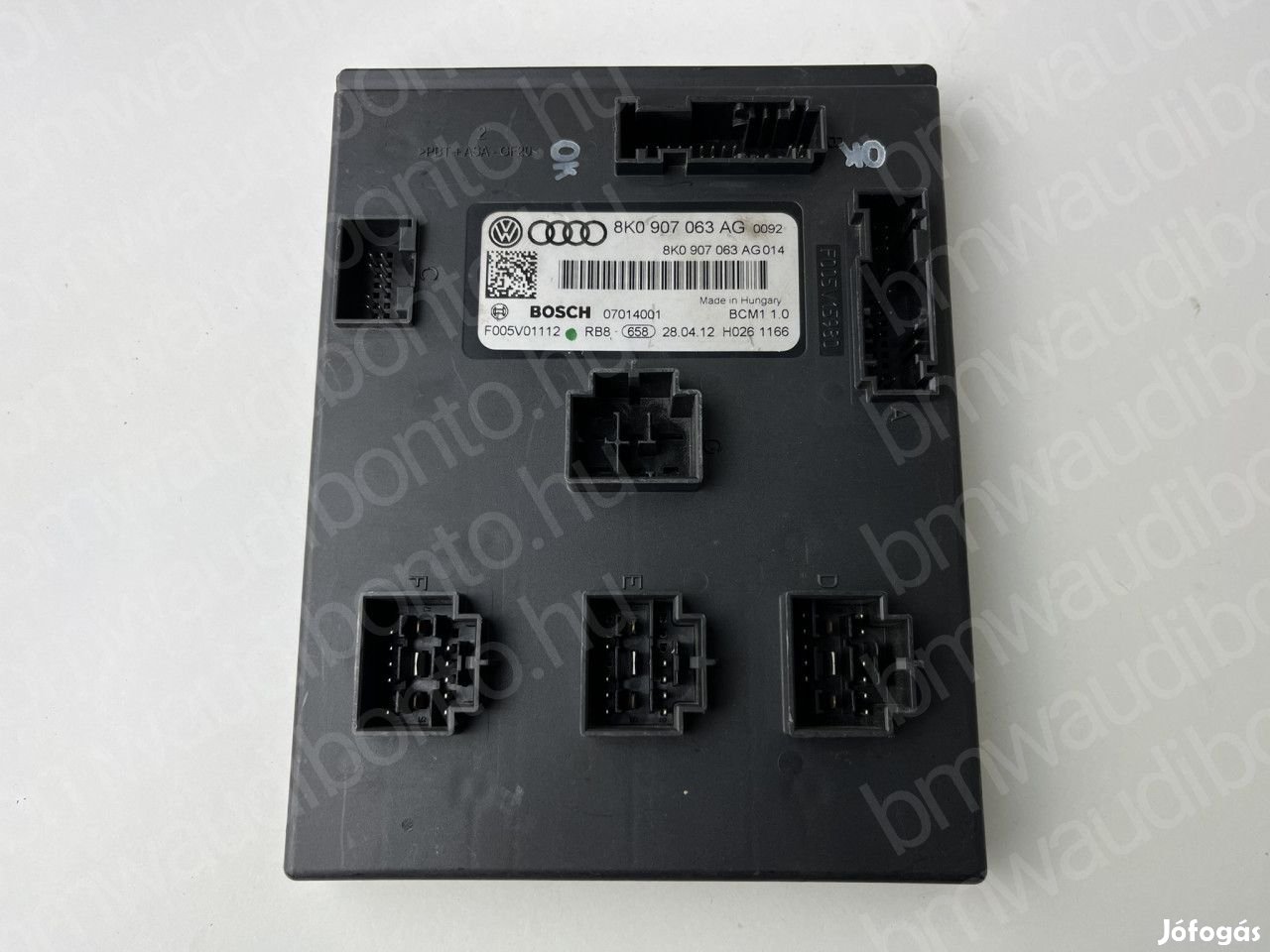 AUDI A4 B8 (8K2) Komfort vezérlőegység/modul (8K0907063AG)