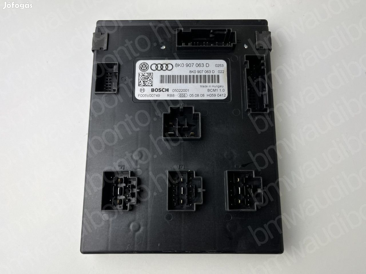 AUDI A4 B8 (8K2) Komfort vezérlőegység/modul (8K0907063D, 8K0907063E)