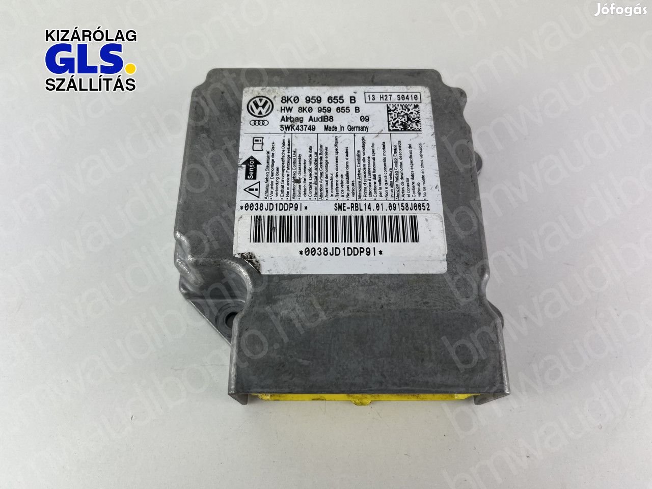 AUDI A4 B8 (8K2) Légzsákvezérlő egység/modul (8K0959655B)