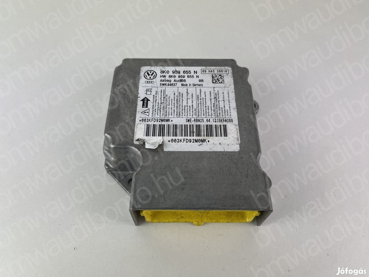 AUDI A4 B8 (8K2) Légzsákvezérlő egység/modul (8K0959655N)