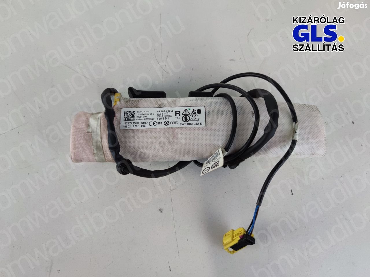 AUDI A4 B9 (8W2, 8WC) Jobb oldallégzsák (8W5880242K)
