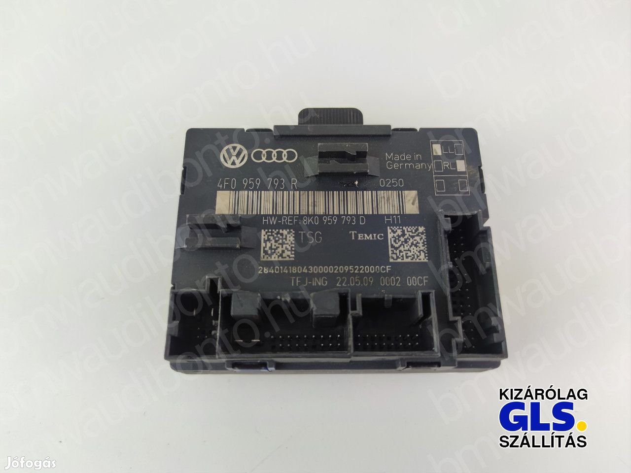 AUDI A6 C6 (4F2) Bal első ajtó vezérlőegység/modul (4F0959793R)