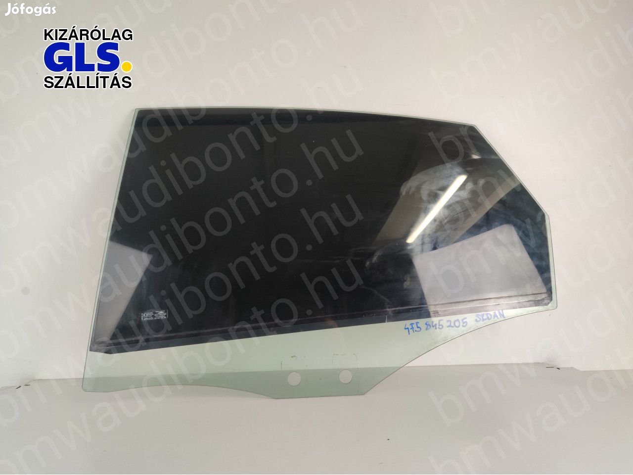 AUDI A6 C6 (4F2) Bal hátsó ajtó ablaküveg (4F5845205)