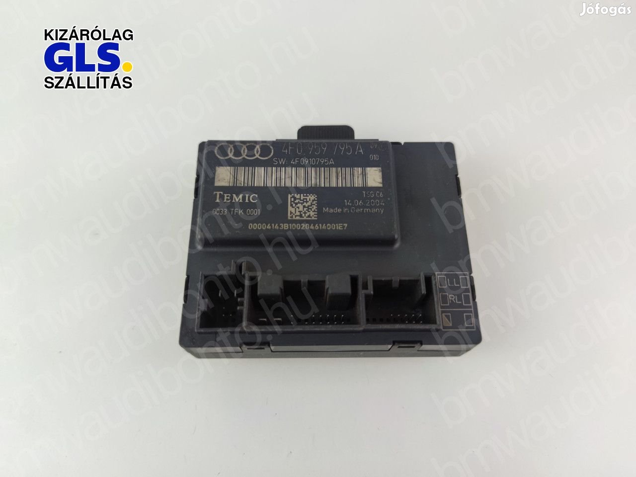 AUDI A6 C6 (4F2) Bal hátsó ajtó vezérlőegység/modul (4F0959795A)