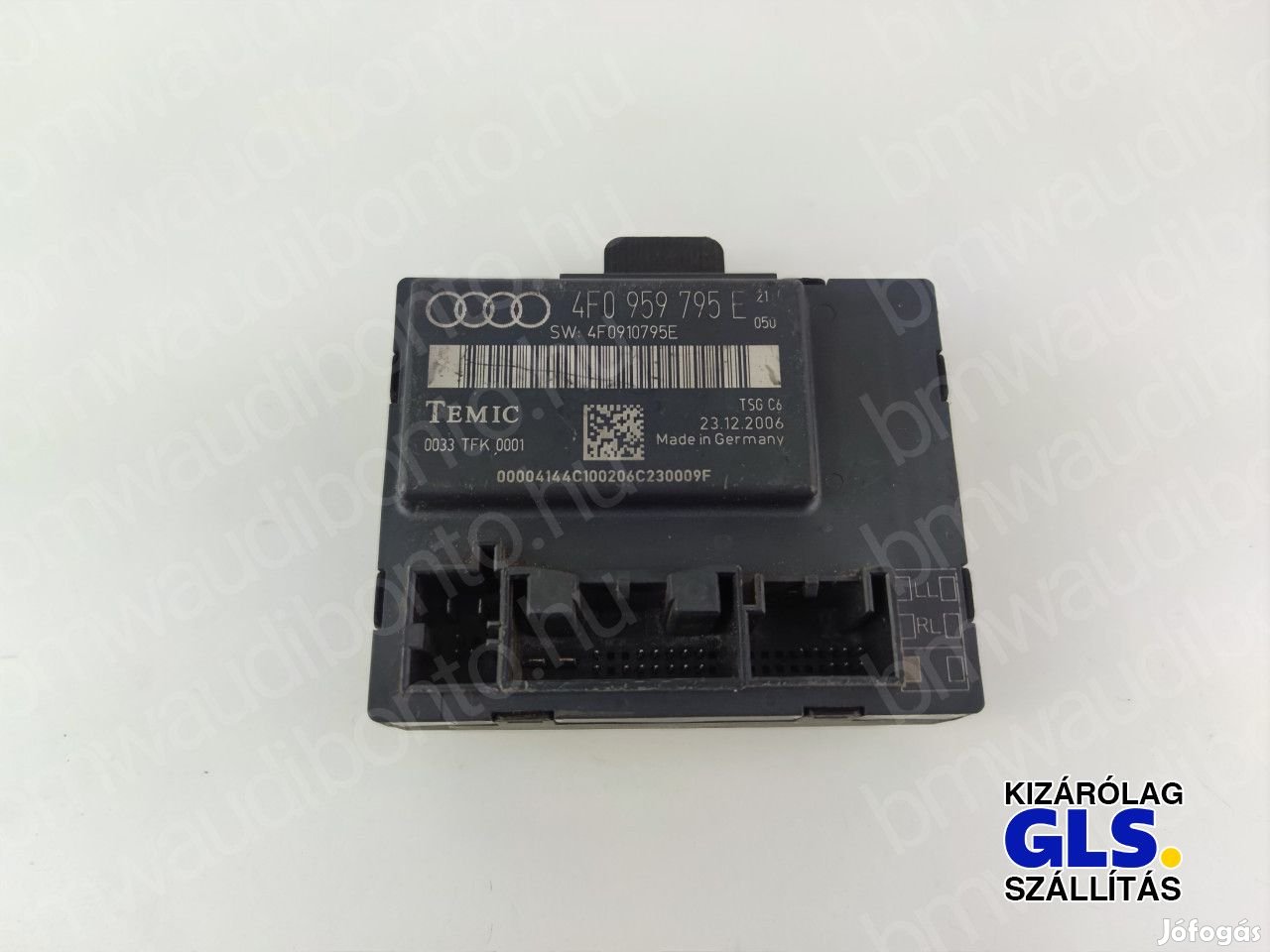 AUDI A6 C6 (4F2) Bal hátsó ajtó vezérlőegység/modul (4F0959795E)