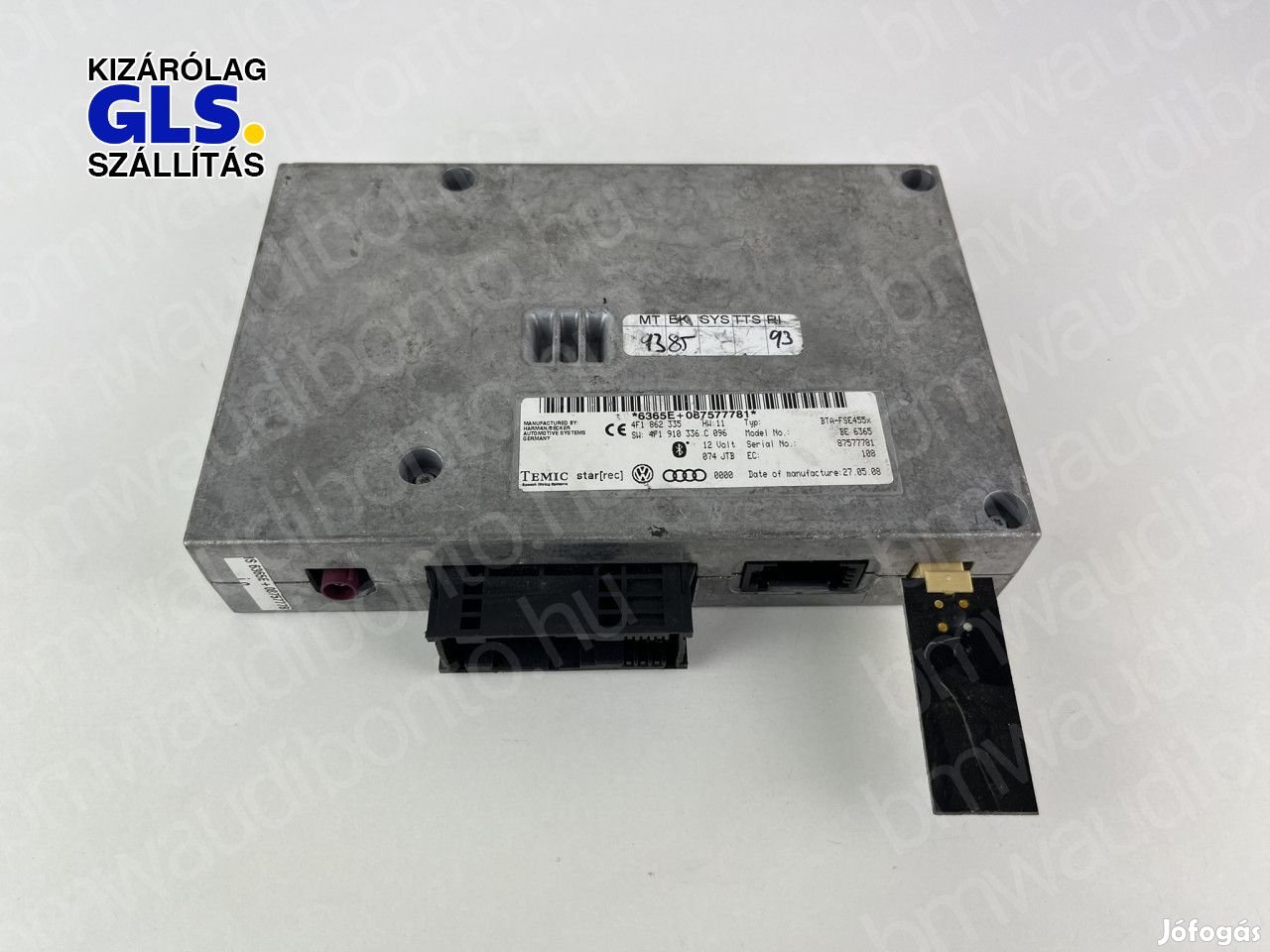 AUDI A6 C6 (4F2) Bluetooth vezérlőegység modul (4F1862335)