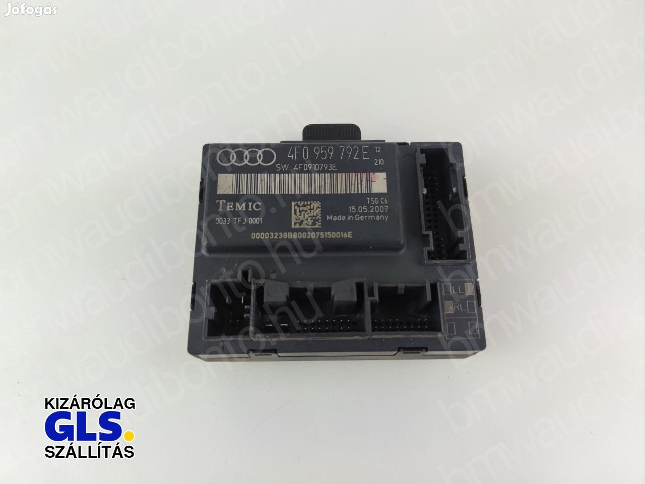 AUDI A6 C6 (4F2) Jobb első ajtó vezérlőegység/modul (4F0959792E)