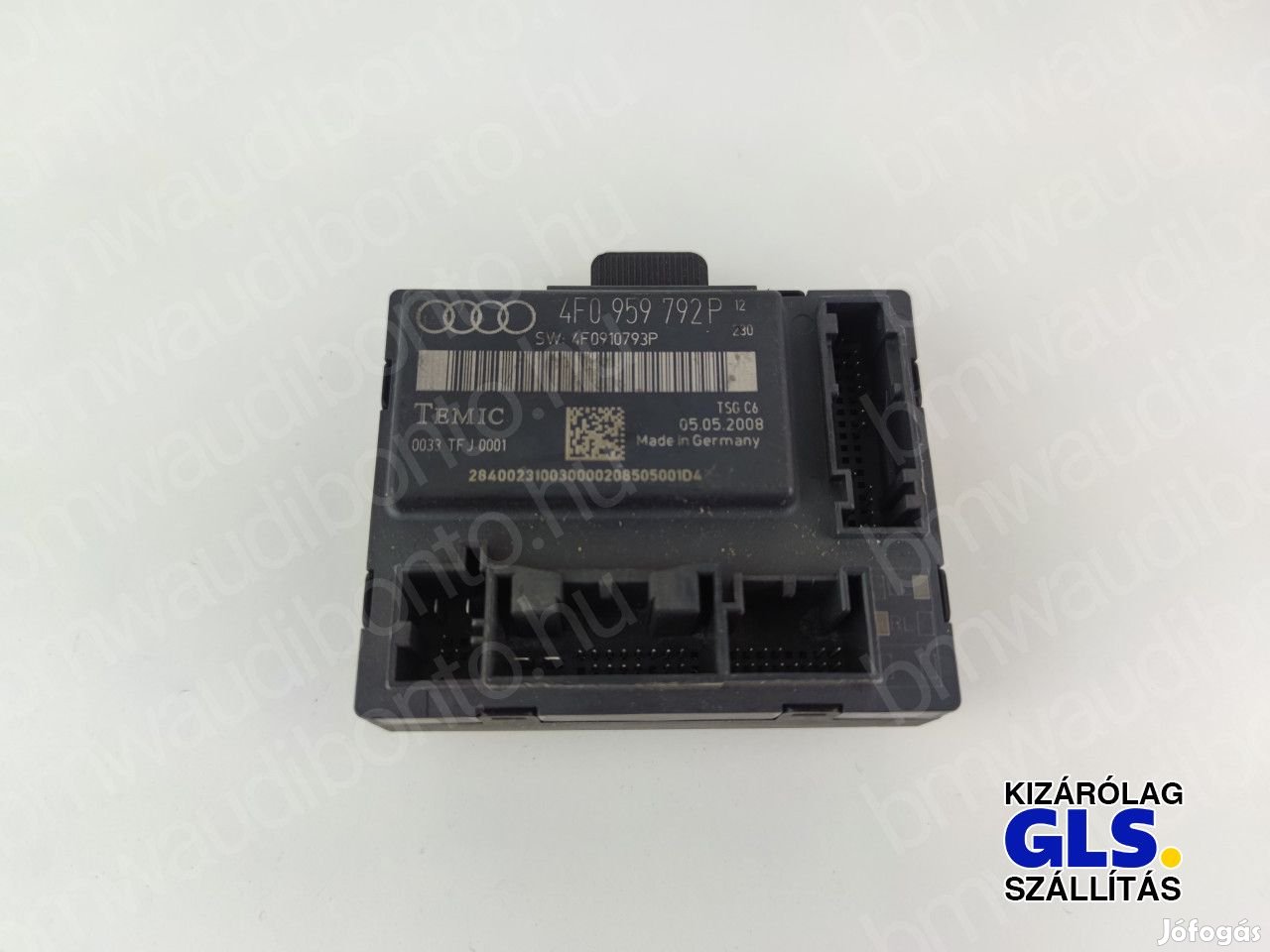 AUDI A6 C6 (4F2) Jobb első ajtó vezérlőegység/modul (4F0959792P)