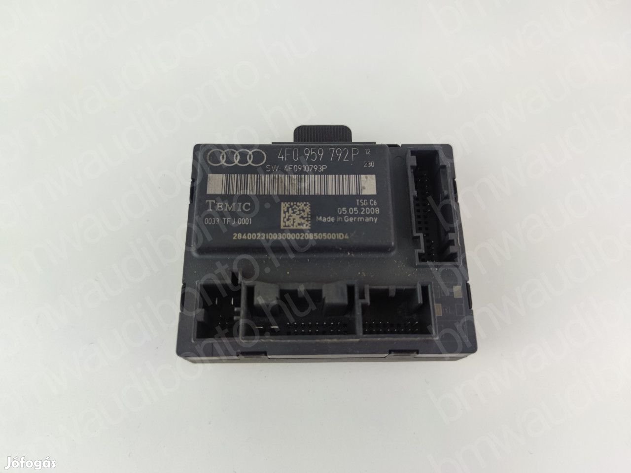 AUDI A6 C6 (4F2) Jobb első ajtó vezérlőegység/modul (4F0959792P)