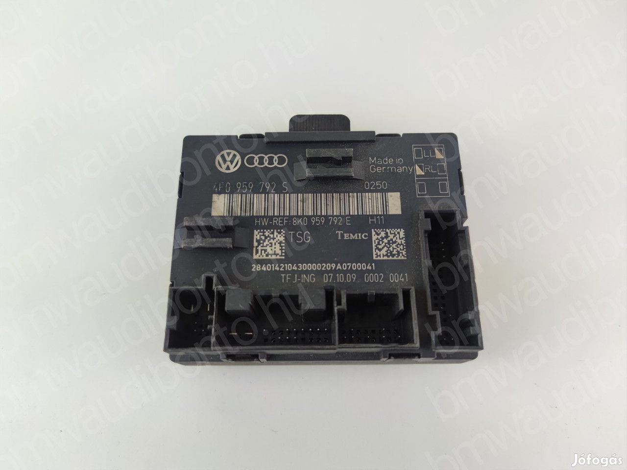 AUDI A6 C6 (4F2) Jobb első ajtó vezérlőegység/modul (4F0959792S)