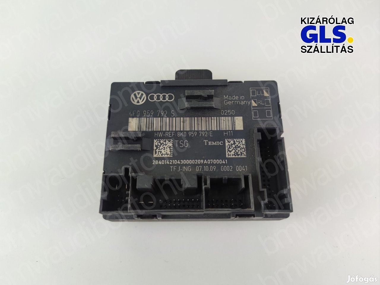AUDI A6 C6 (4F2) Jobb első ajtó vezérlőegység/modul (4F0959792S)
