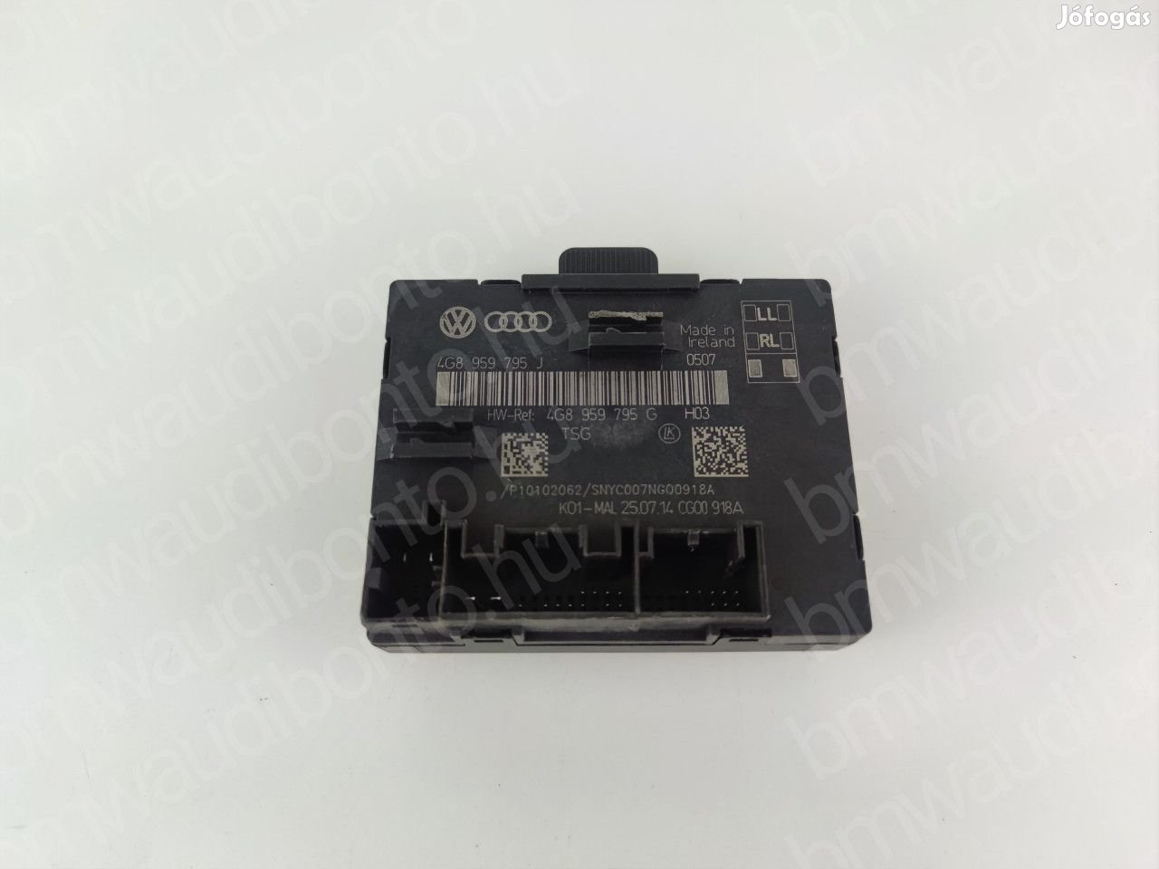 AUDI A6 C7 (4G2, 4GC) Bal hátsó ajtó vezérlőegység/modul (4G8959795J)