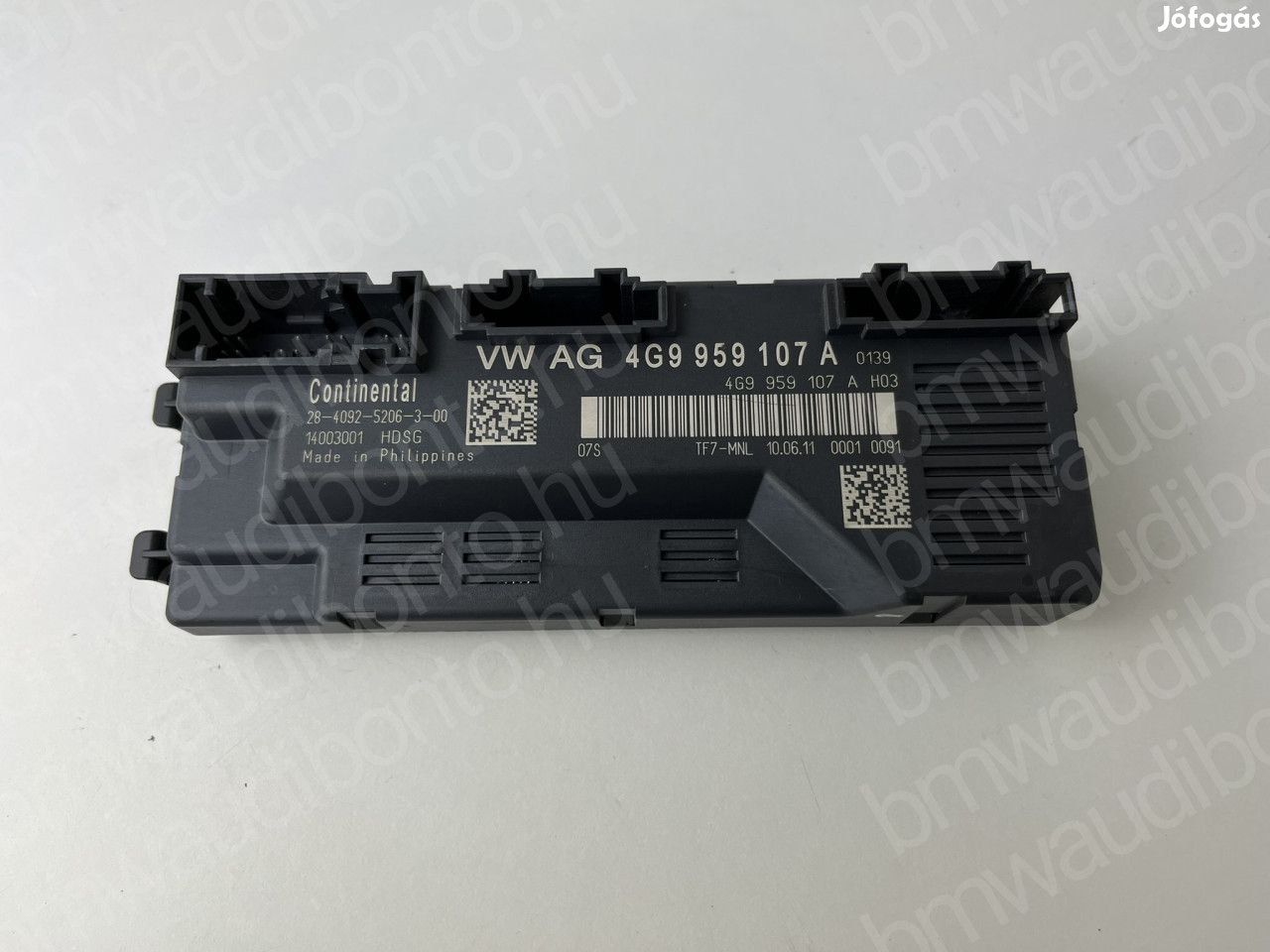 AUDI A6 C7 (4G2, 4GC) Csomagtérajtó vezérlőegység/modul (4G9959107A)