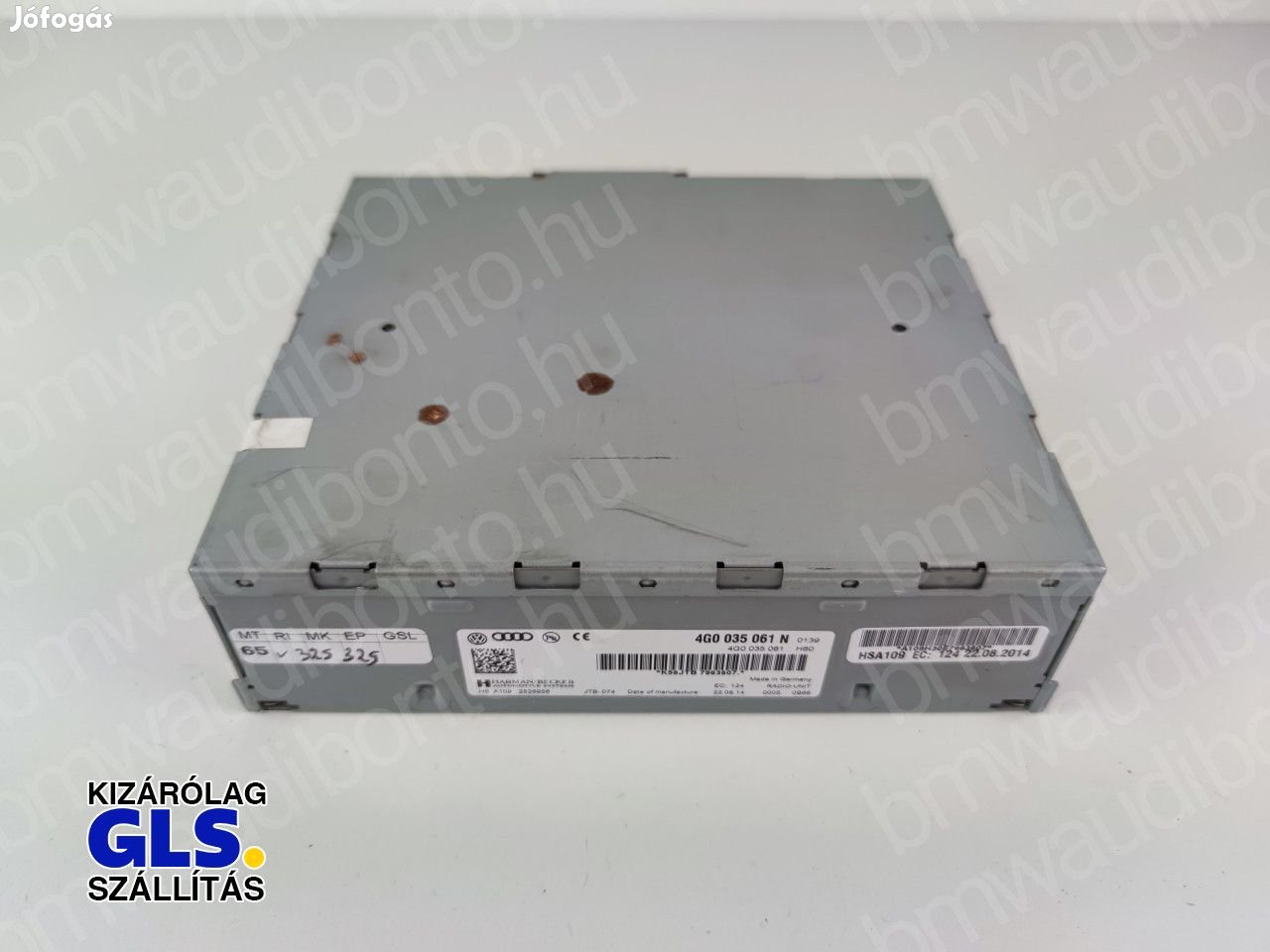 AUDI A6 C7 (4G2, 4GC) HiFi Audio hangvezérlő egység (Rádió / CD)