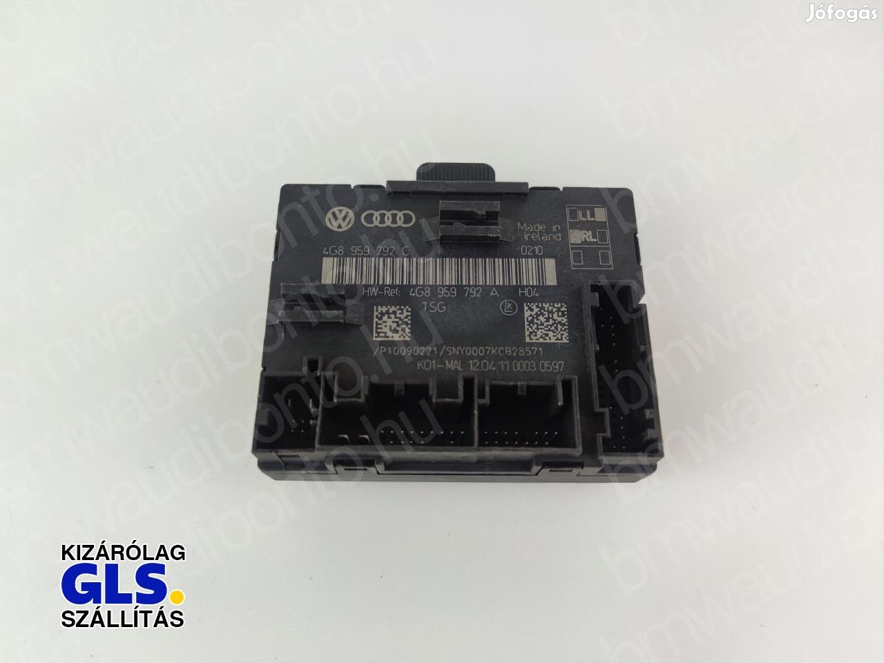 AUDI A6 C7 (4G2, 4GC) Jobb első ajtó vezérlőegység/modul (4G8959792C)