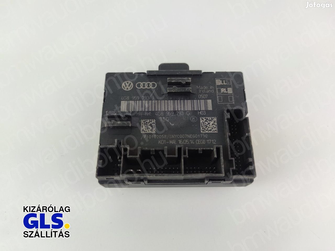 AUDI A6 C7 (4G2, 4GC) Jobb első ajtó vezérlőegység/modul (4G8959793G)