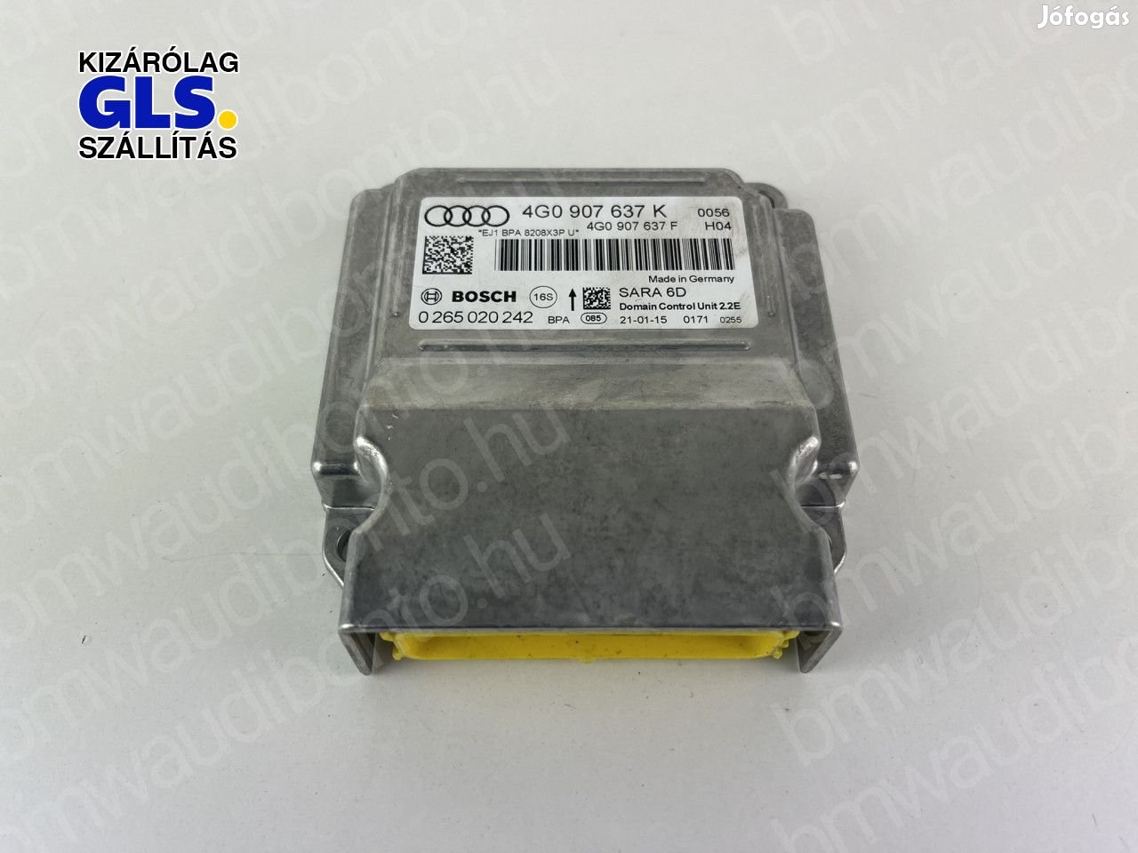 AUDI A6 C7 (4G2, 4GC) Légzsákvezérlő egység/modul (4G0907637K)