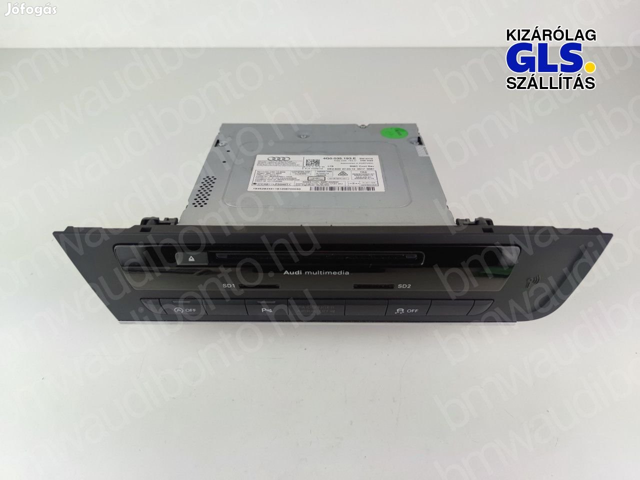 AUDI A6 C7 (4G2, 4GC) Navigációs fejegység (4G0035193E, 4G0035193B)