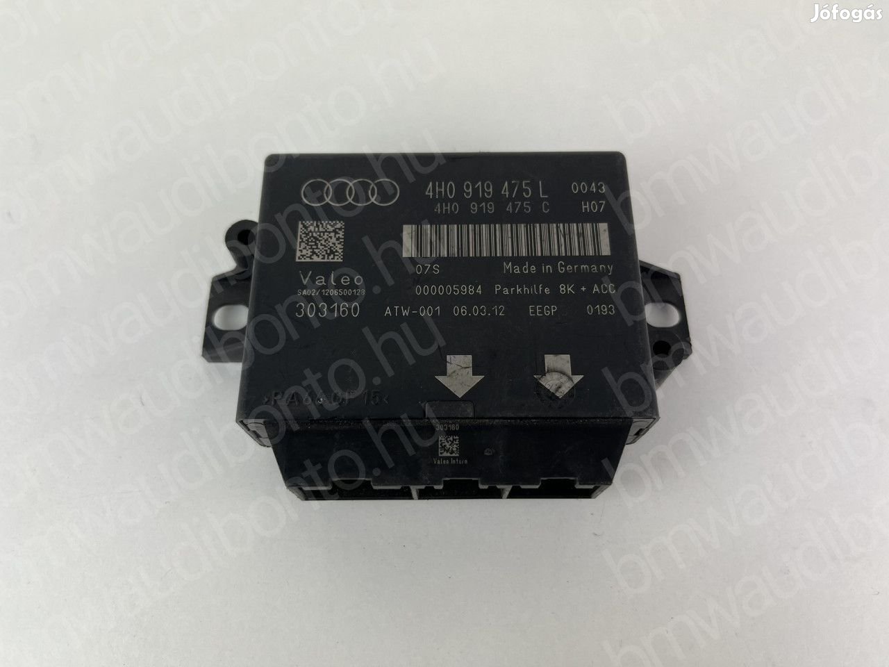AUDI A6 C7 (4G2, 4GC) Tolatóradar vezérlőegység/modul (4H0919475L)