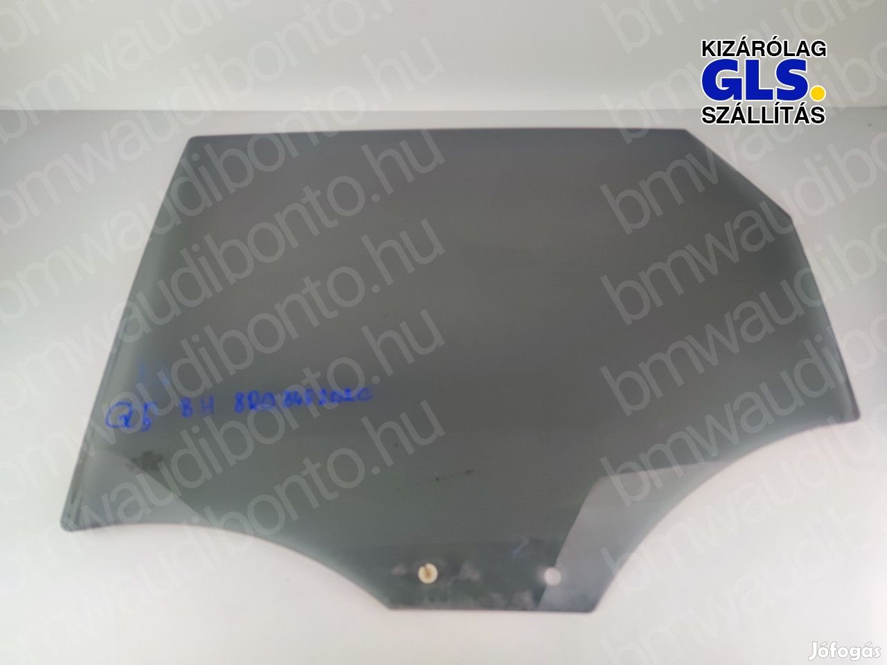 AUDI Q5 (8RB) Bal hátsó ajtó ablaküveg (8R0845205C)
