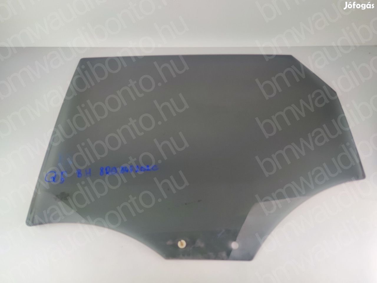 AUDI Q5 (8RB) Bal hátsó ajtó ablaküveg (8R0845205C)
