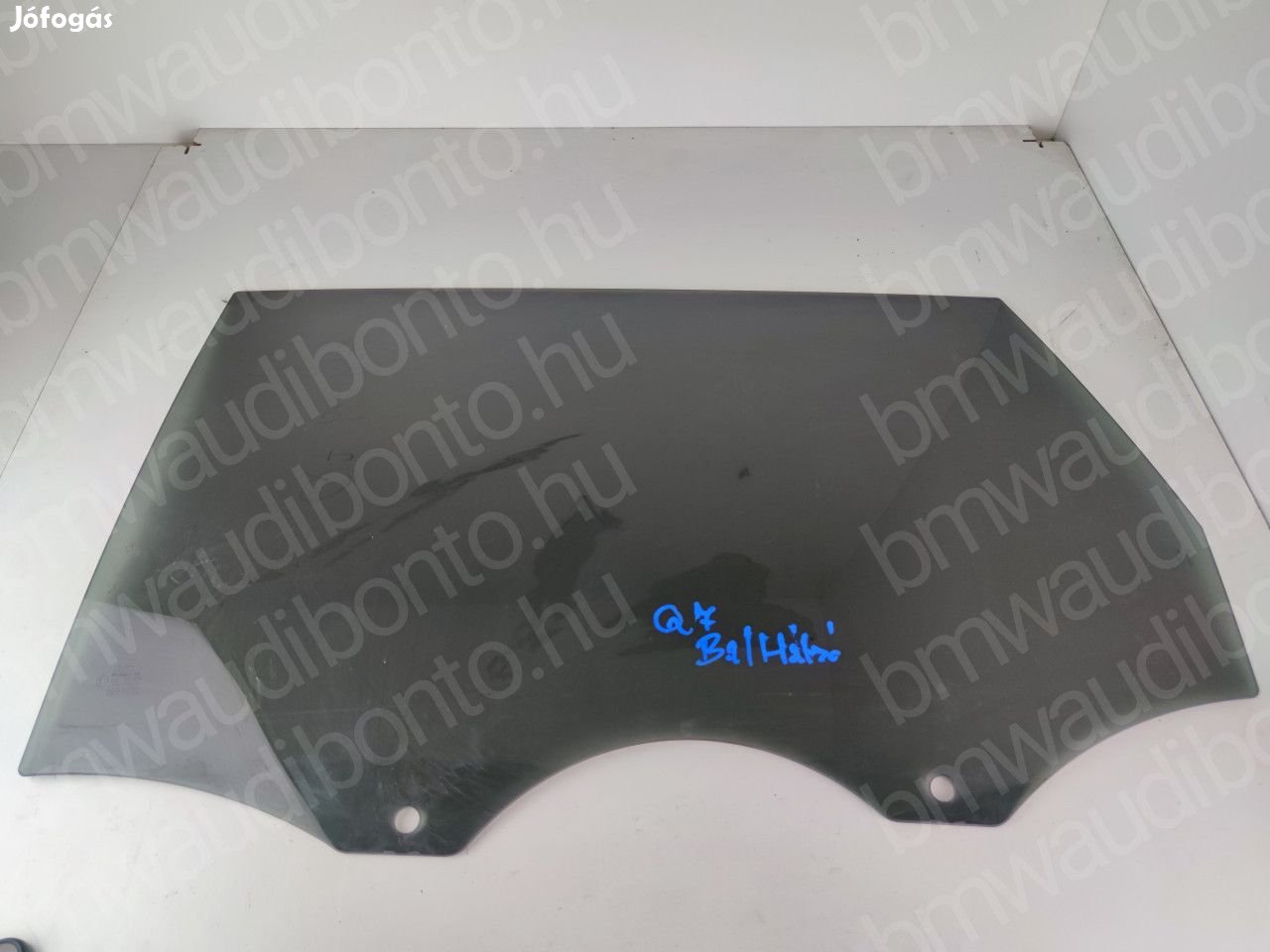 AUDI Q7 (4LB) Bal hátsó ajtó ablaküveg (4L0845025)