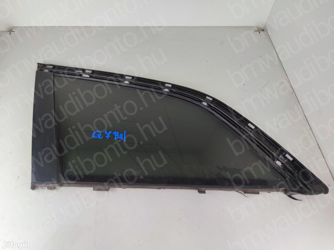 AUDI Q7 (4LB) Bal hátsó ajtó fix kisüveg ajtóban (4L0845299)