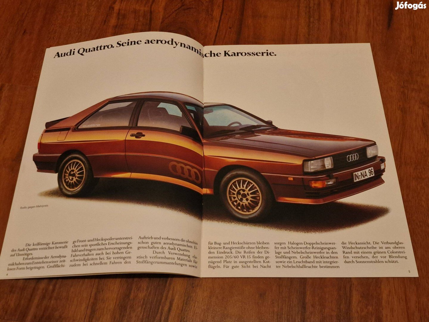 AUDI Quattro Coupé Prospektus 1983