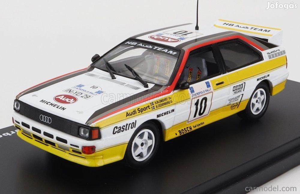 AUDI  QUATTRO N 10 WINNER RALLY ACROPOLIS 1984 S.BLOMQVIST - B.CEDERB