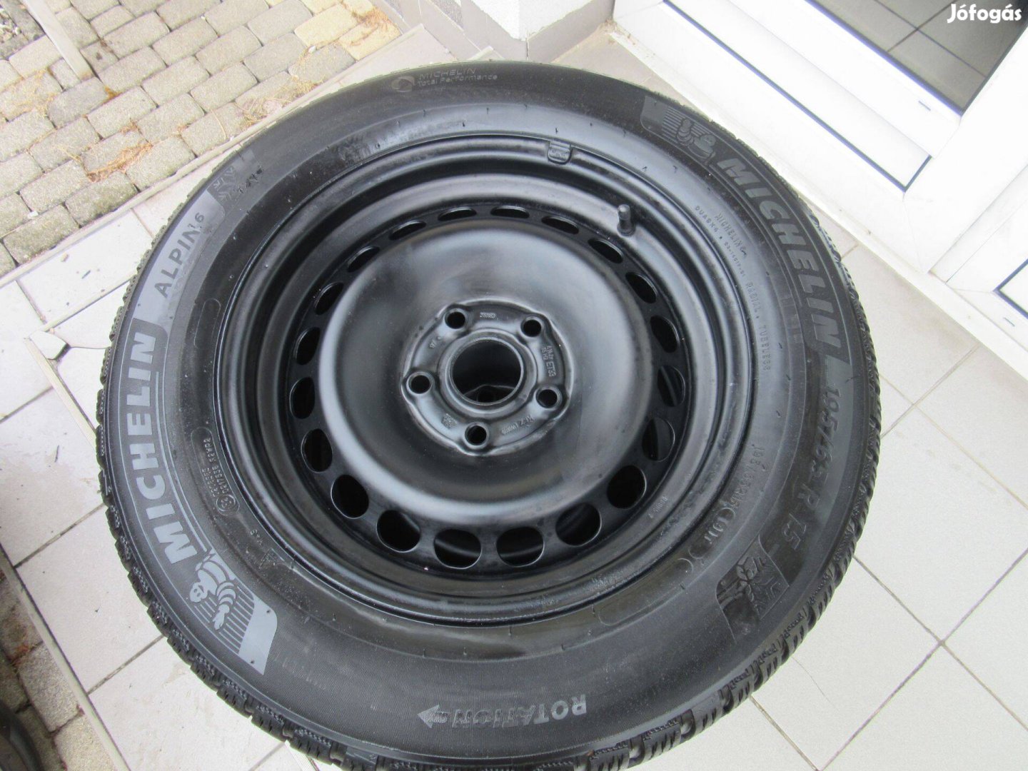 AUDI acélfelni  195/65 R 15 Michelin téli gumival eladó